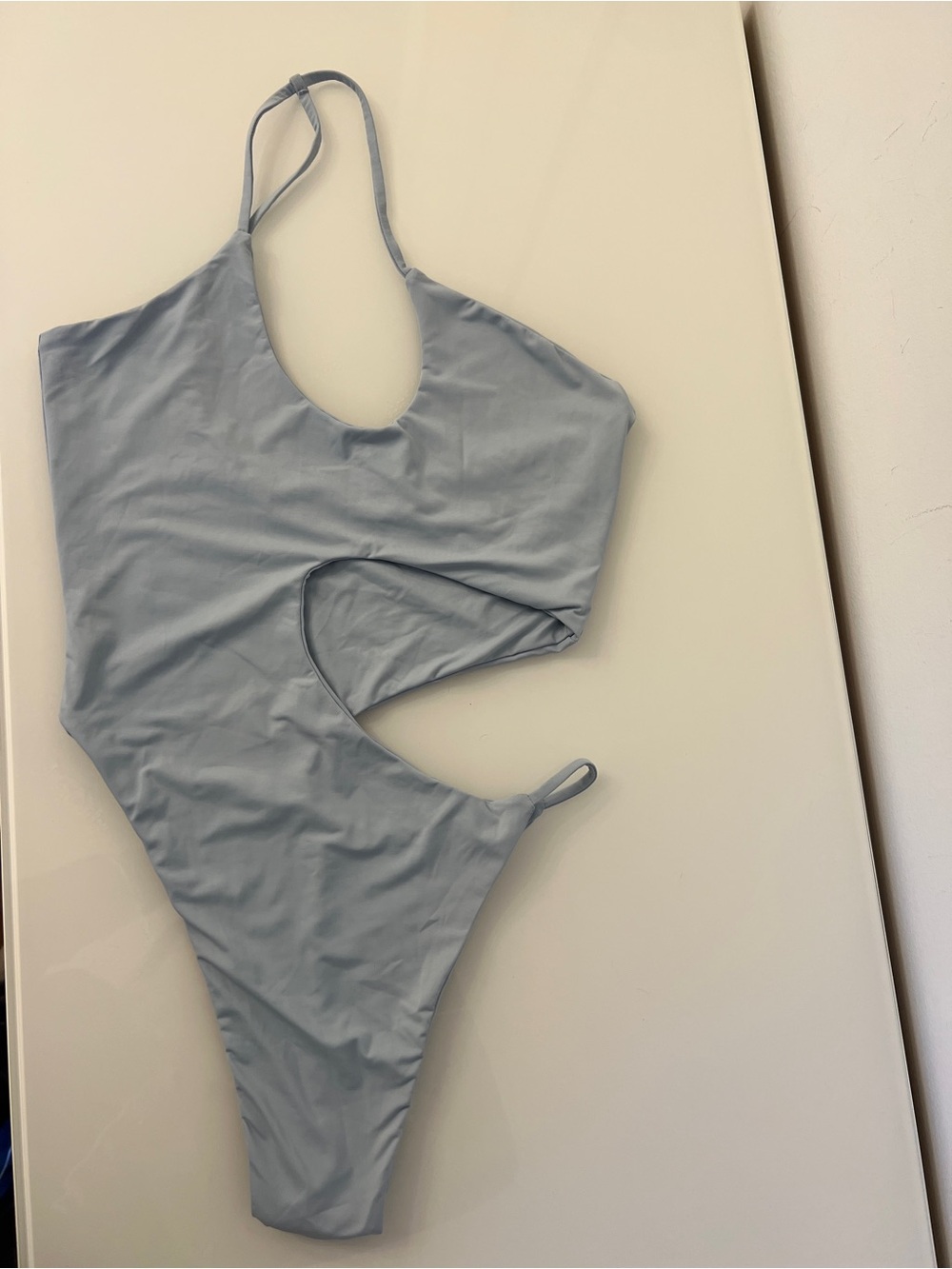 Riot Swim Light Blue Cut Out One Piece Swimsuit